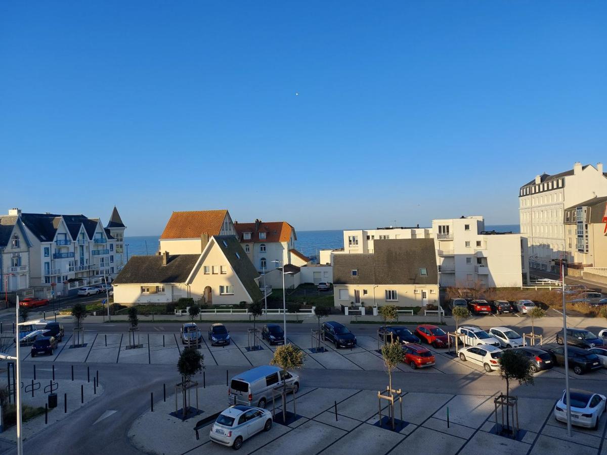 Vue Mer L'Aiglon T2 Balcon Parking Prive Wimereux Kültér fotó